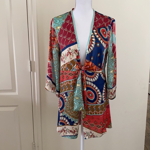 Cabi tie cardigan three quarter sleeve - Picture 2 of 9